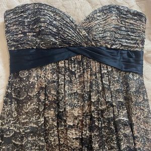 BCBG Max Azria Strapless Maxi Formal Gown, Size 4